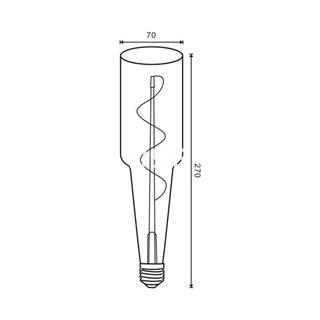 Bombilla LED FILAMENTO Espiral - Imagen 2