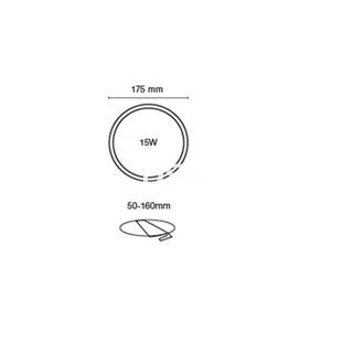 Downlight Lore Redondo Blanco 15W 4000K - Imagen 2