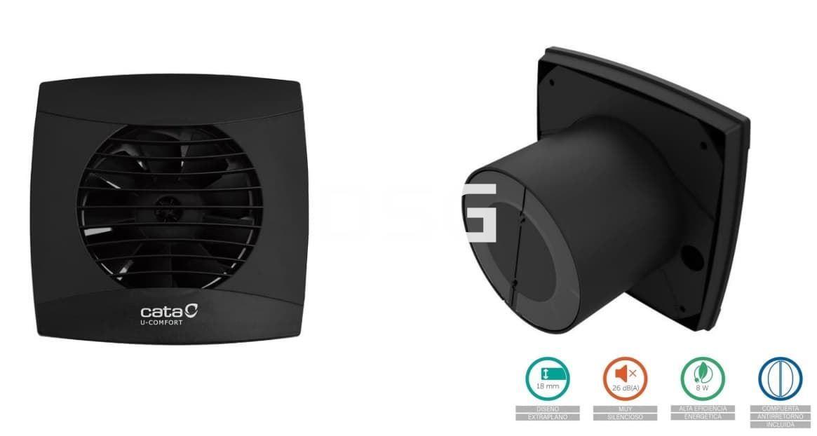 EXTRACTOR CATA NEGRO 220V 26dB - Imagen 1