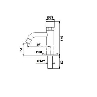 Grifo de Lavabo Temporizado - Imagen 2