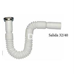 Sifón extensible Blanco - Imagen 1